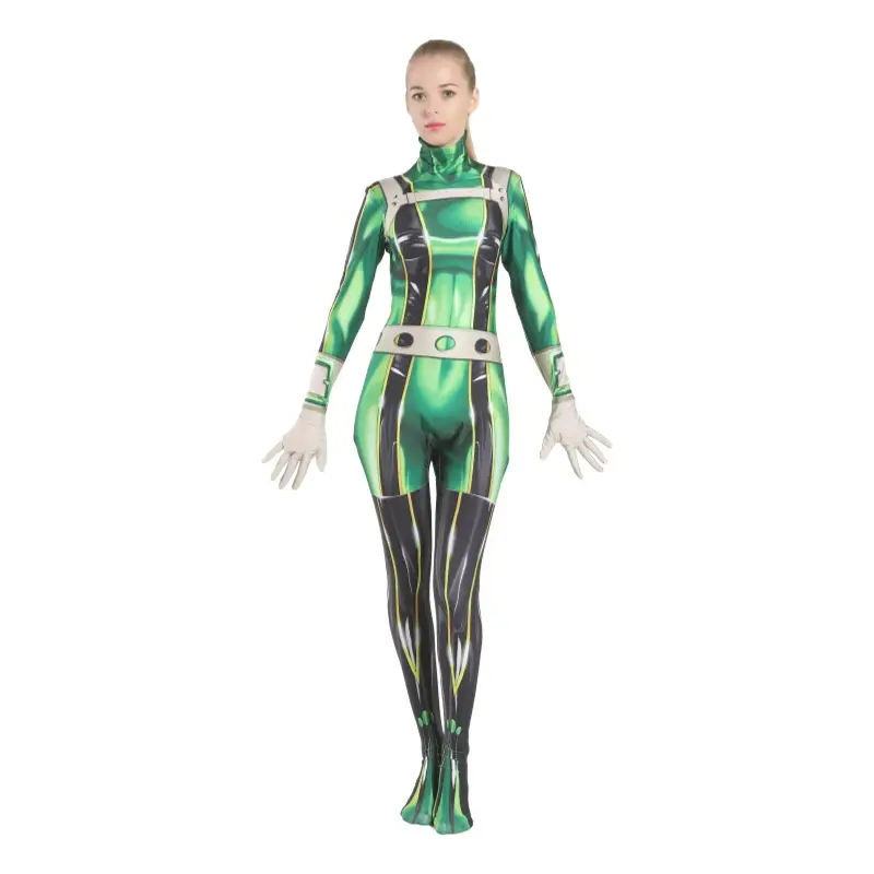 Froppy Tsuyu Asui Cosplay Costume - Full Bodysuit (Kids & Adults)