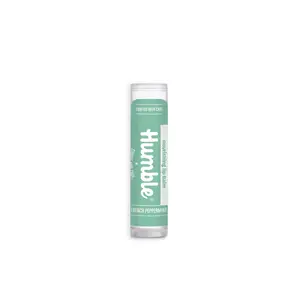 Humble Brands French Peppermint Hydrating Lip Balm - Nourishing Lip Care, Organic and Fair Trade Coconut Oil & Cocoa Seed Butter