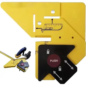 Trim Reveal Tool,Trim 45 Tool, 45 Carpentry Aid, 45 Degree Miter Angle Marker and Adjustable Spacing Guide, Trim 45 Carpentry Aid, Precision Measuring & Miter Marking Woodworking Tool for Door Window Casing Installation