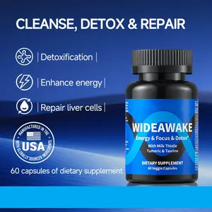 Cleanse & Revitalize Naturally | Guarana, Zinc & Milk Thistle for Liver Health, Vitality & Daily Detox | Edible Dietary Supplement | FDA Registered & GMP Certified