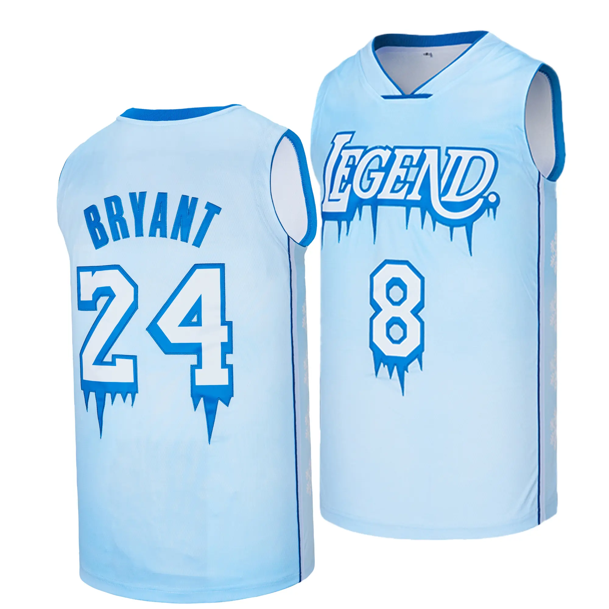 Men's Legend 8-24 Bryant Basketball Jersey,90S Hip Hop Sports Letter Embroidery Tank Top,Fan Gift Souvenir, Embroidered Detail tiktokshopspringglowup