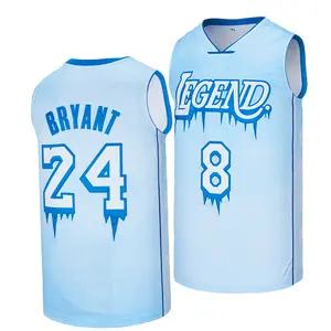 Men's Legend 8-24 Bryant Basketball Jersey,90S Hip Hop Sports Letter Embroidery Tank Top,Fan Gift Souvenir
