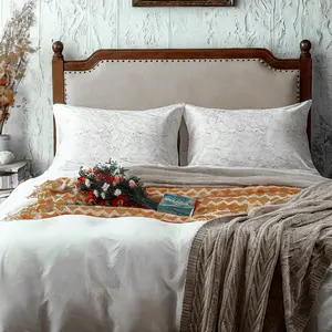 2 Pack Luxurious Glossy Satin Pillowcases, Gentle on Hair and Skin Pillow Cases with Envelope Closure