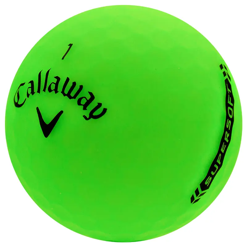 Callaway Supersoft Mint Golf Balls - Matte Green Finish for High Visibility, Soft Feel, and Easy Distance, Golf Supply