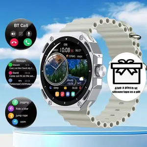 Men 1.52 Inch Smart Watch HD Screen Watch Making Women Watches Festivals Health Tracker Sport Modes Notification Reminder Voice Assistant Motion Trajectory Smartwatches Business