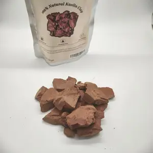 Narat Red Kaolin Clay Slightly Sticky When Wet | 100% Natural Edible Grade-200g 7oz