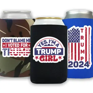 MAGA Trump Vance Republican 2024 Beer Can Cooler Printed Koozie