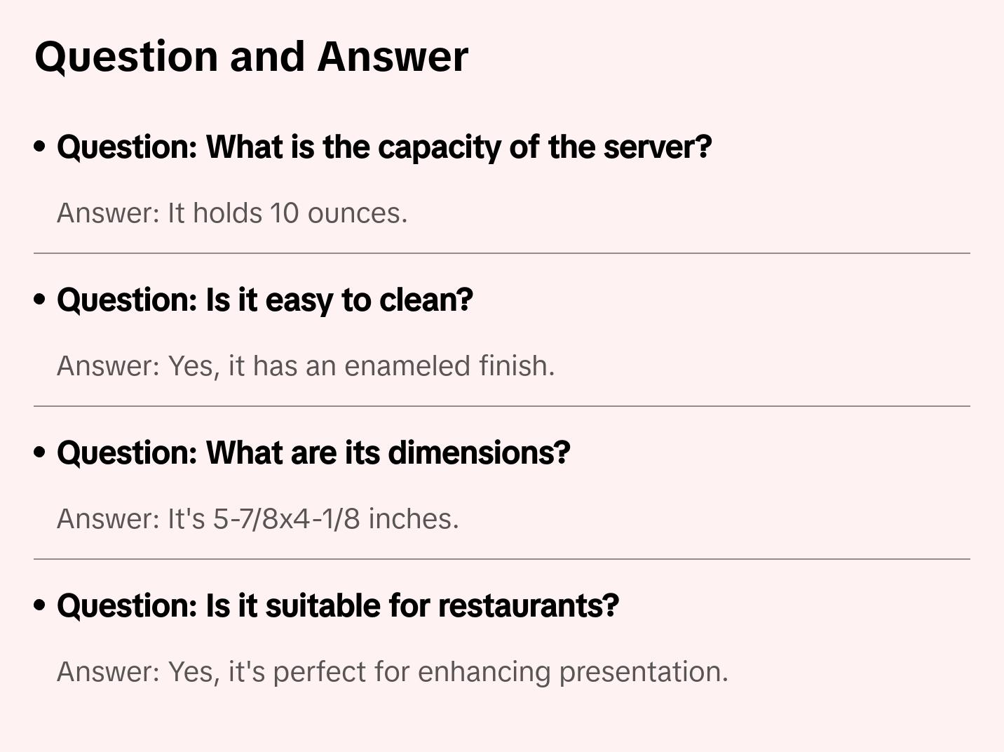 Winco, CASM-5RT, Mini Cast Iron Server Winco, CASM-5RT, Mini Cast Iron Server