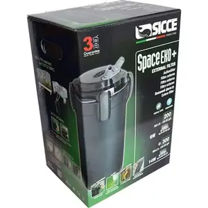 Sicce SPACE EKO 300 Canister Filter - up to 80 gallon aquariums - 240 GPH