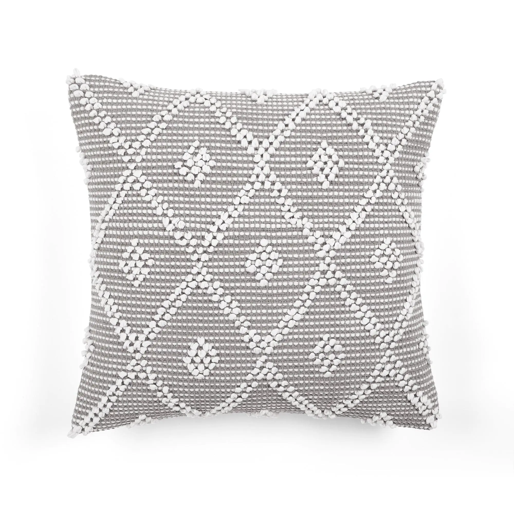 Lush Decor Adelyn Decorative Pillow Cover with Patterned Design, Featuring Geometric Shapes, Soft Fabric, Versatile Home Decor Accessory