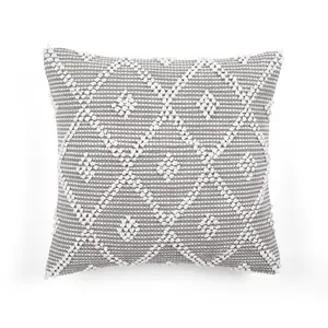 Lush Decor Adelyn Decorative Pillow Cover with Patterned Design, Featuring Geometric Shapes, Soft Fabric, Versatile Home Decor Accessory