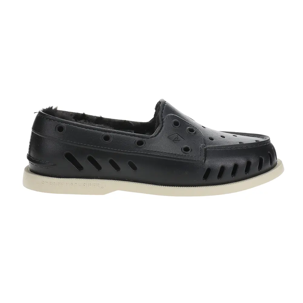 Sperry Mens Authentic Original Cozy Float Boat Casual Shoes - Black