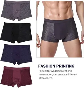 [4-Paris] Breathable Mesh Ice Mesh Underwear Men's ComfortSoft Moisture-Wicking Boxers Briefs Fashionable Men's Underpants