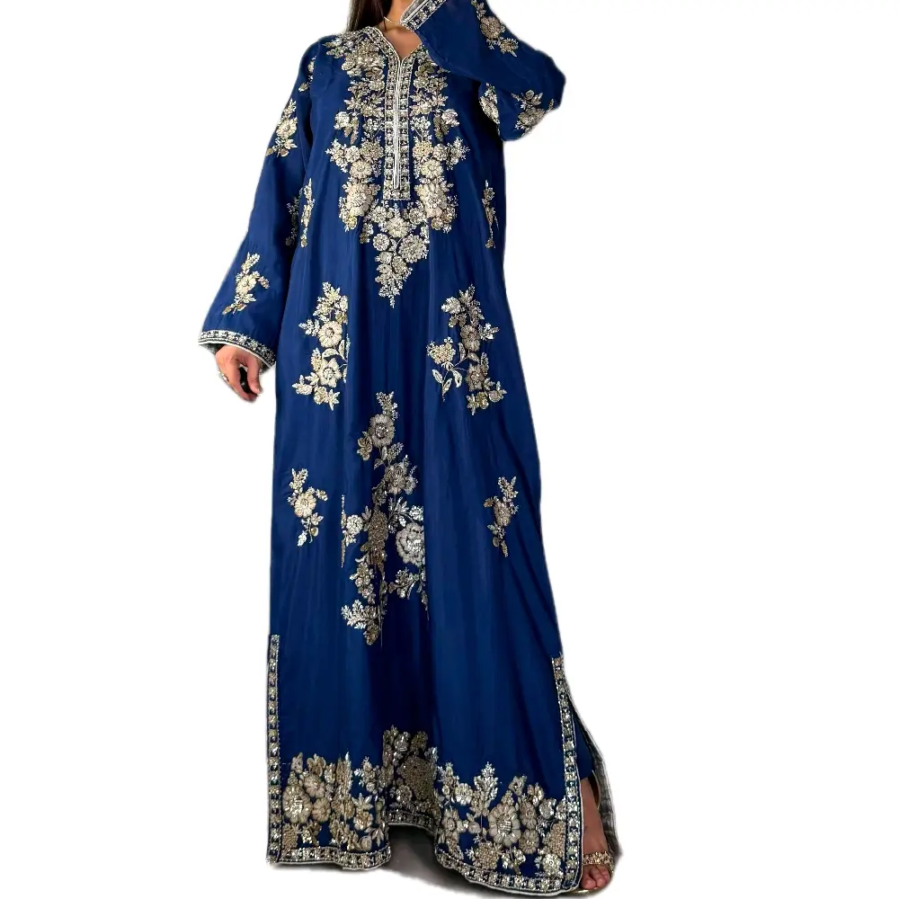 Ethnic Inspired pure Rawsilk and Viscose two piece Pakistani Kaftan set