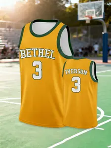Bethel High School #3 Basketball Jersey, Men's Fitness and Training Sportswear, Men's Basketball Jersey Sweatshirt, Comfortable Fabric, Sports Top