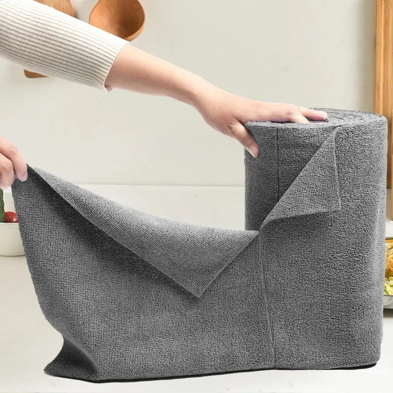 Reusable Cleaning Wipes 12/24/50 Sheets/Roll - Microfiber Kitchen Cloths, Dish Towels, Reusable Paper Towels Alternative