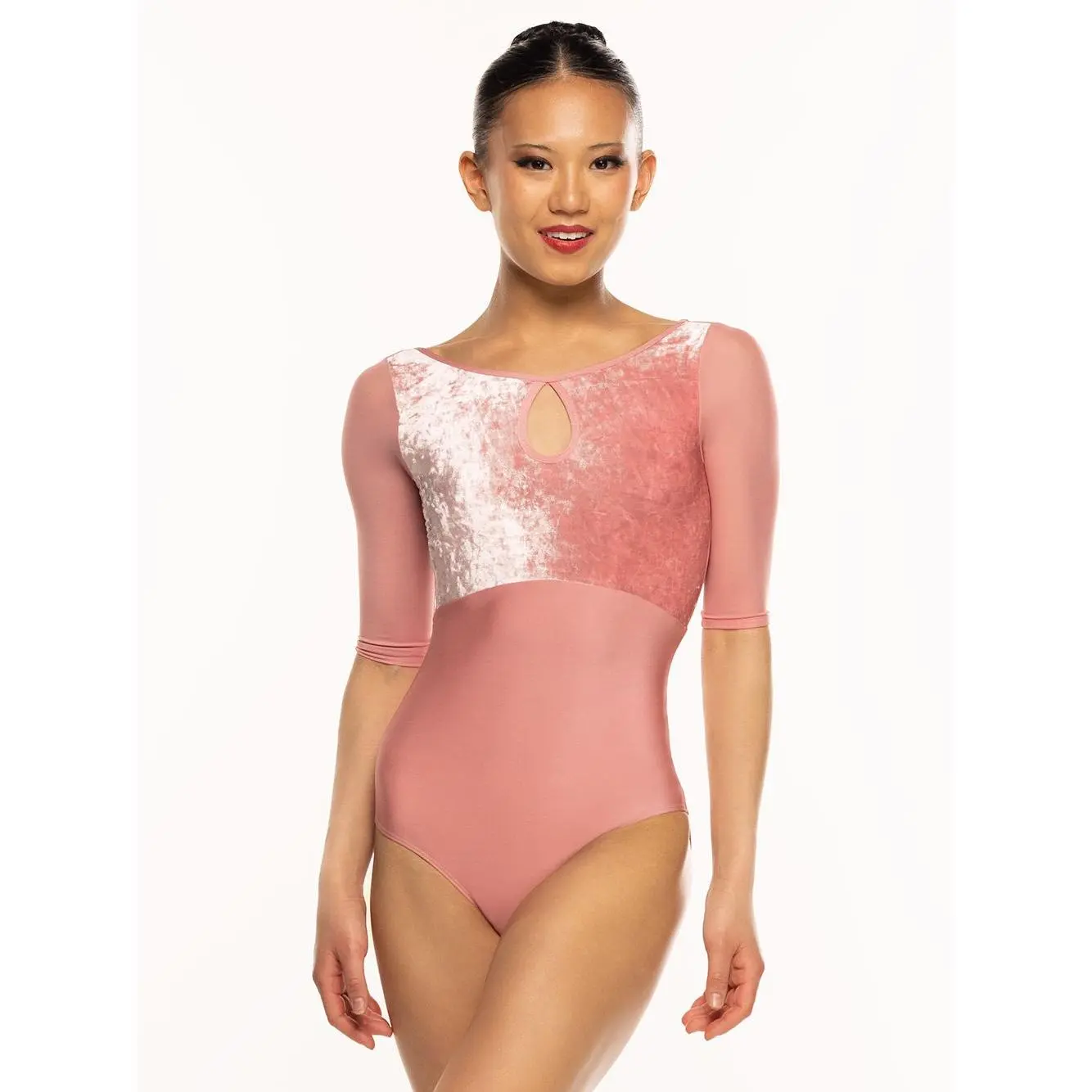 Rendi Leotard Lantana Crushed Velvet RTW