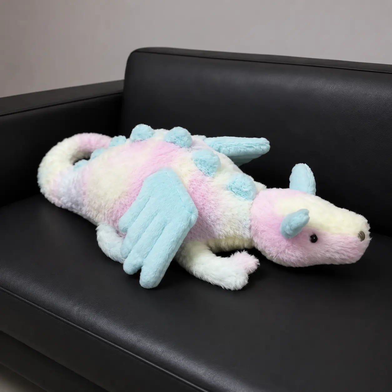 Jellycat Rainbow Dragon, 50 cm long – A soft, adorable plush toy with a mythological theme.
