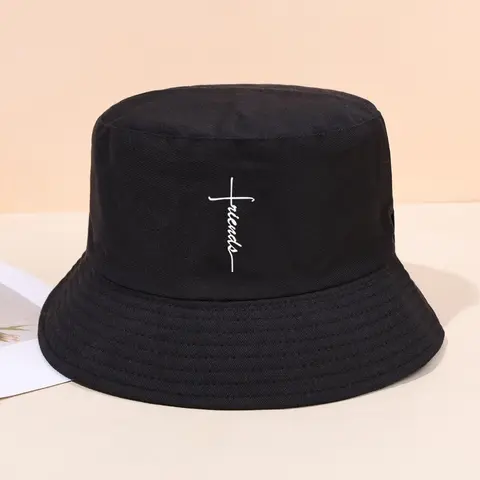 Cross Printing Reversible Bucket Hat, Fisherman Hat, Lightweight Sun Hat, Casual Holiday Beach Sun Hat for Travel, Fashion Accessories for Men & Women, Casual Trendy Hat, Fashionable Hats