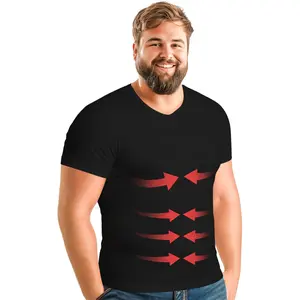 Mens Compression T Shirt, Gynecomastia Tummy Control Undershirt, Compression Shirt for Men. Mens Shapewear Body Shaper Top