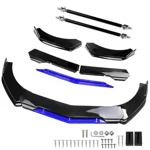 Universal Front Bumper Lip Chin Spoiler Splitter Diffuser Guard Wing Protector Trim Car Body Kit Fit For Dodge Charger/Volkswagen/Impreza/Camaro/BMW/KIA/Chrysler/Honda/Toyota/Mustang/Hyundai/Malibu/Nissan