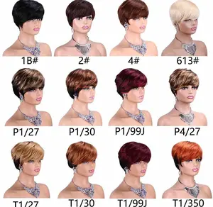 Pixie Cut Human Hair Wig