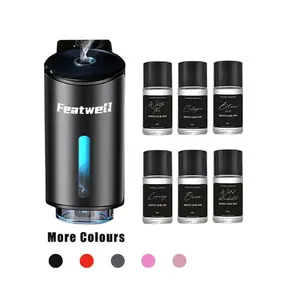 Featwell Car Air Fresheners - 3/6*10ml Natural French Perfume Lasts 45 Days, Portable Waterless Car Diffuser Air Freshener Car Aromatherapy Diffuser