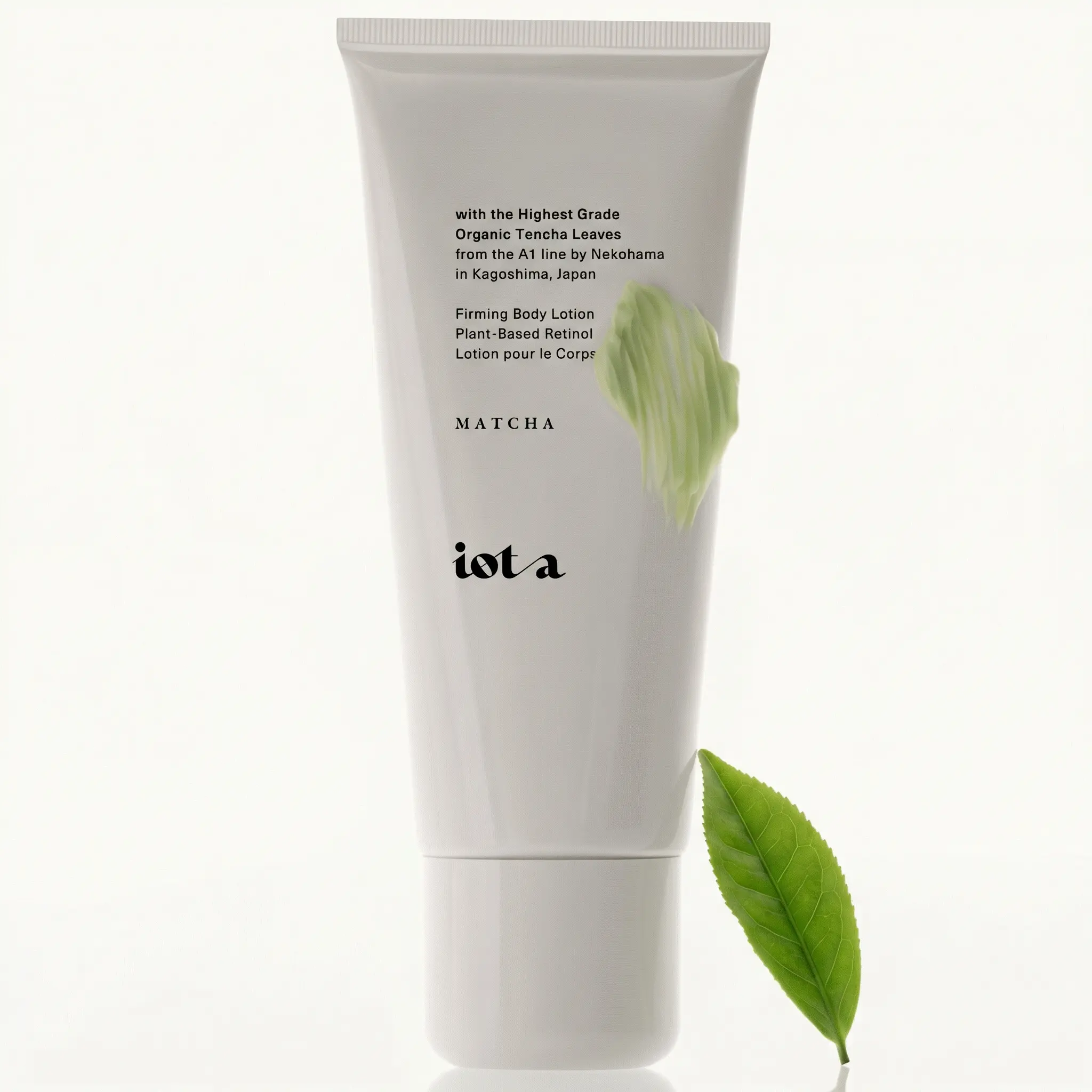 IOTA Supermatcha Body Lotion - Plant-Based Retinol Alternative with Nekohama Matcha & Niacinamide for Firming Anti-Aging Skin Repair Hydrating Moisturizing Body Care 180ml