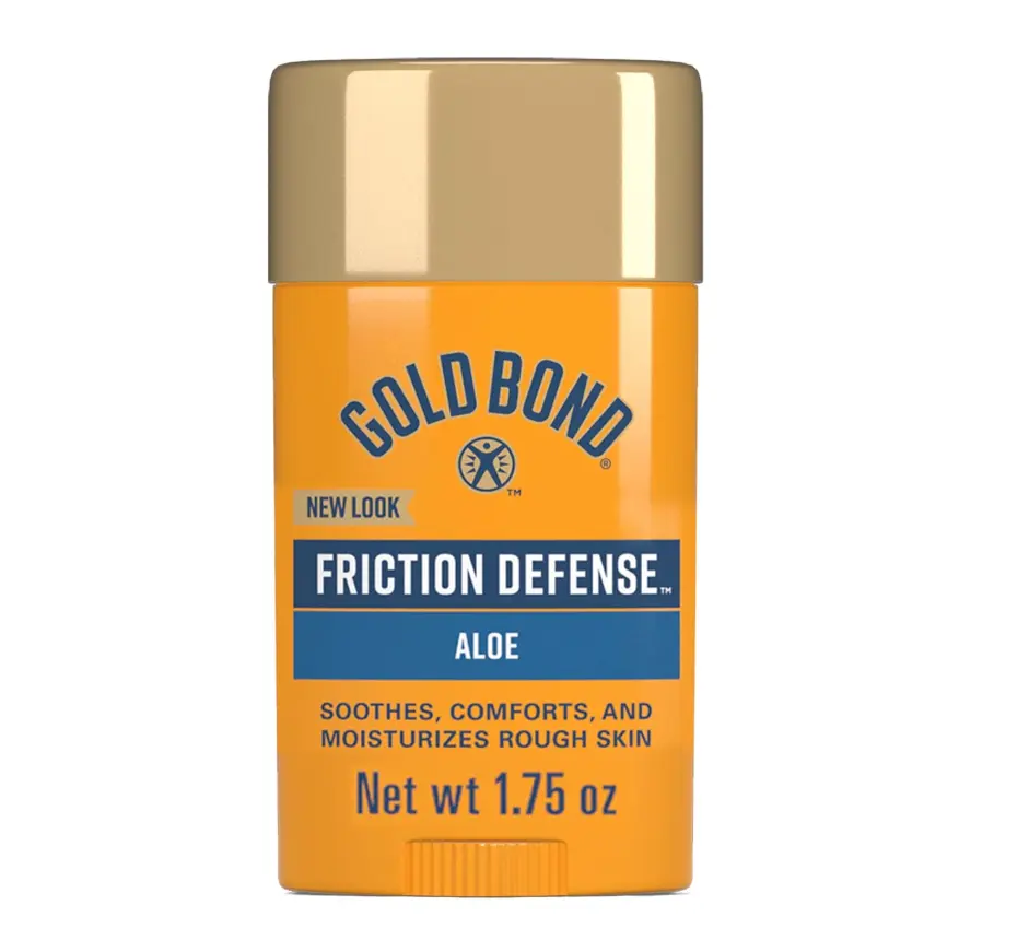 Friction Defense Anti-Chafing Moisturizer Stick for Adults, with Aloe for Soothing Relief, Gentle on Sensitive Skin, Unscented, 1.75 oz, Thighs, Comforts The Skin, Skin-Friendly, 1 To 1.9 Fl Oz