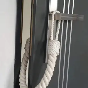 Fabric Door Stopper, Wall-Mounted Window Protector, Braided Rope, Fashionable Home Decor, Cute Design, Soft Material, Durable Structure