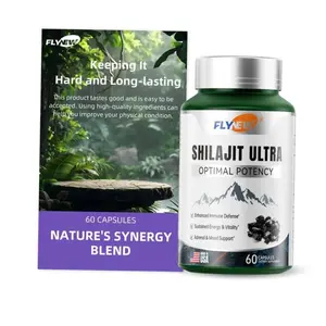 FLYNEW Shilajit Ultra Capsules |   60 Count Made in USA |   Optimal Potency |   Adult Energy, Stamina & Immunity Boost |   Antioxidant Health Support