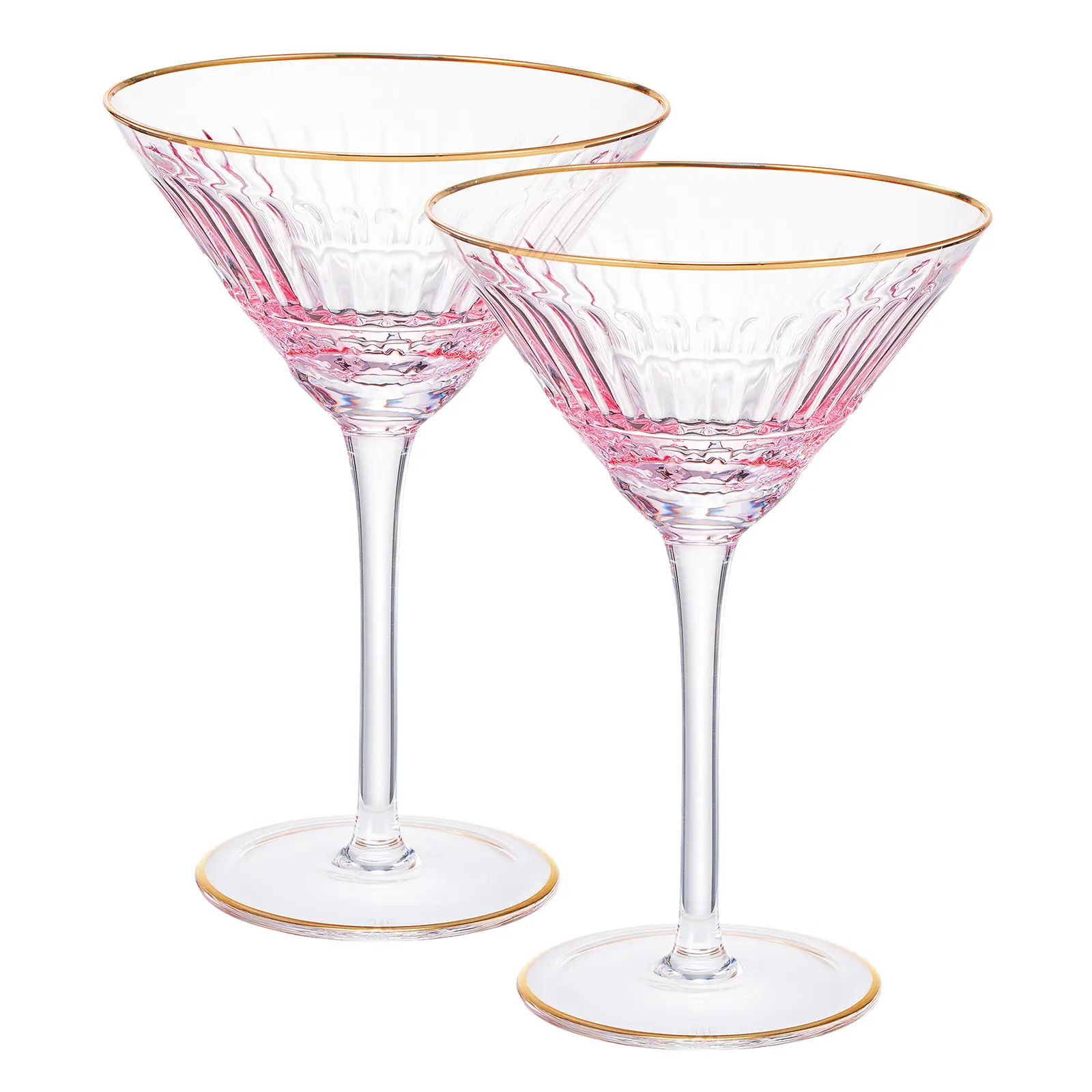 Duomo Martini Cocktail Glassware, Set of 2 Drinkware