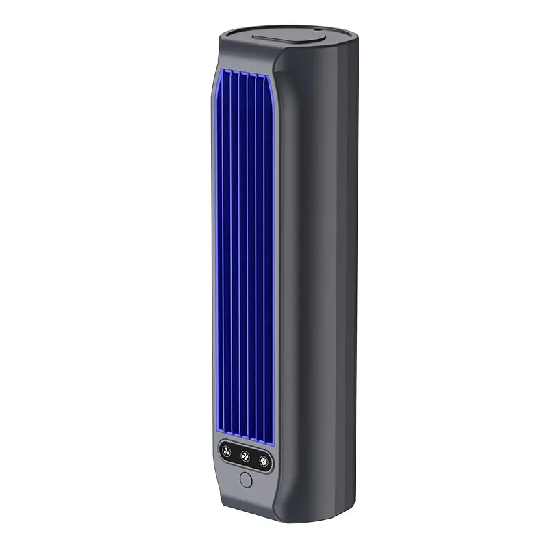 Bladeless tower fan, stand/lie flat, wall-mountable, kitchen electric fan for home, dorms, and offices, desktop high-wind fan