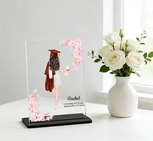 Custom Class of 2026 Graduation Keepsake | Personalized Acrylic Plaque Gift for Her | University Graduation Present