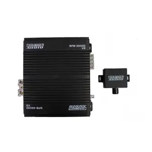 Sundown Audio SFB-3000D 3000W RMS Class D Monoblock Amplifier - 1 Ohm Stable, High-Efficiency Car Subwoofer Amp with Variable Crossover Filters, Bass Boost, and Smart Cooling