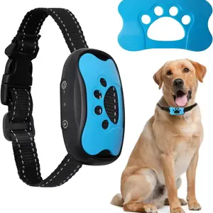 Smart Anti-Barking Dog Collar, Adjustable Bark Control Device with Beep and Vibration, Rechargeable No-Shock Humane Training for Small Medium Large Dogs