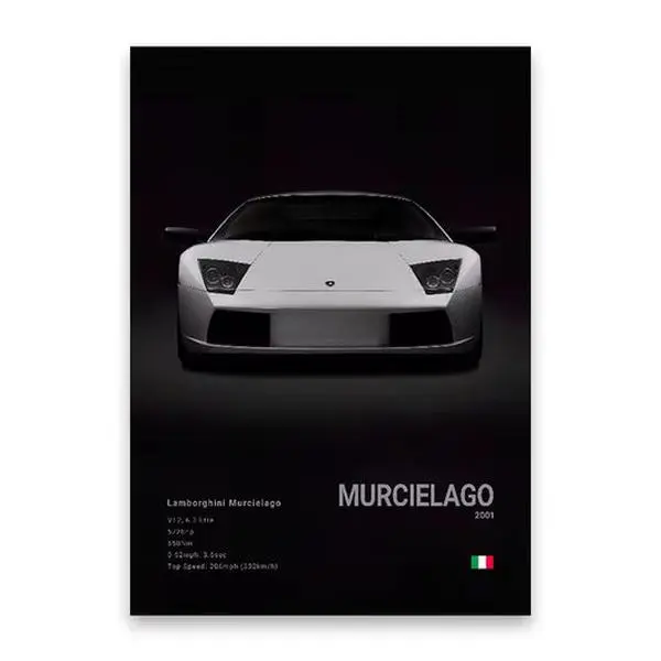 Lamborghini Murcielago poster, home decoration Room Gift