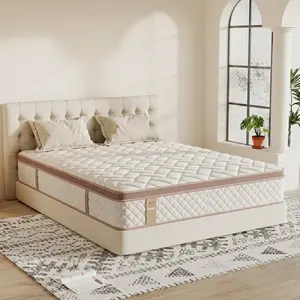 Queen Size Mattress Full Size Medium Firm Hybrid for Couples Motion Isolation Cool Comfort Zero Disturbance 800 Pocket Coils Gel Foam Top Individually Wrapped Coils for a Romantic Night’s Sleep