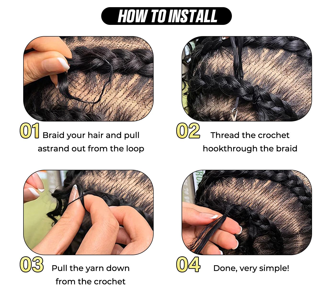 OQ HAIR #4 Chocolate Brown Feather Crochet Human Hair Burmese Curly Machine Made Crochet Weave Hair Extensions for Volume and Length #SohoChic #TikTokShopBackToSchool