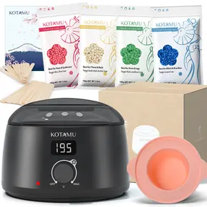 KOTAMU - Max Professional Digital Body Care Cosmetic Hair Removal Kit, Hard wax for coarse and soft hair on face, sensitive skin, legs and underarms.