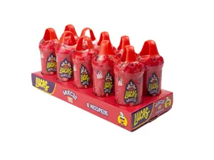 Lucas Muecas Cherry Lollipop With Chili Powder 10 Pieces