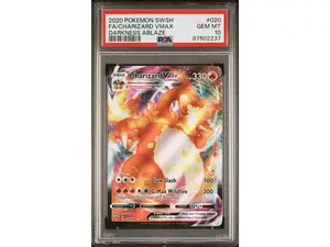 2020 Pokemon Sword and Shield Darkness Ablaze Charizard Vmax #20 PSA 10