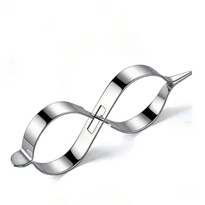Stainless Steel 8-Shape Gourd Clip  Jewelry Soldering & Holding Tool for Ring Making