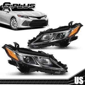Pair Fit For 2018-2022 Toyota Camry Le Se Projector Headlight Headlamps Assembly