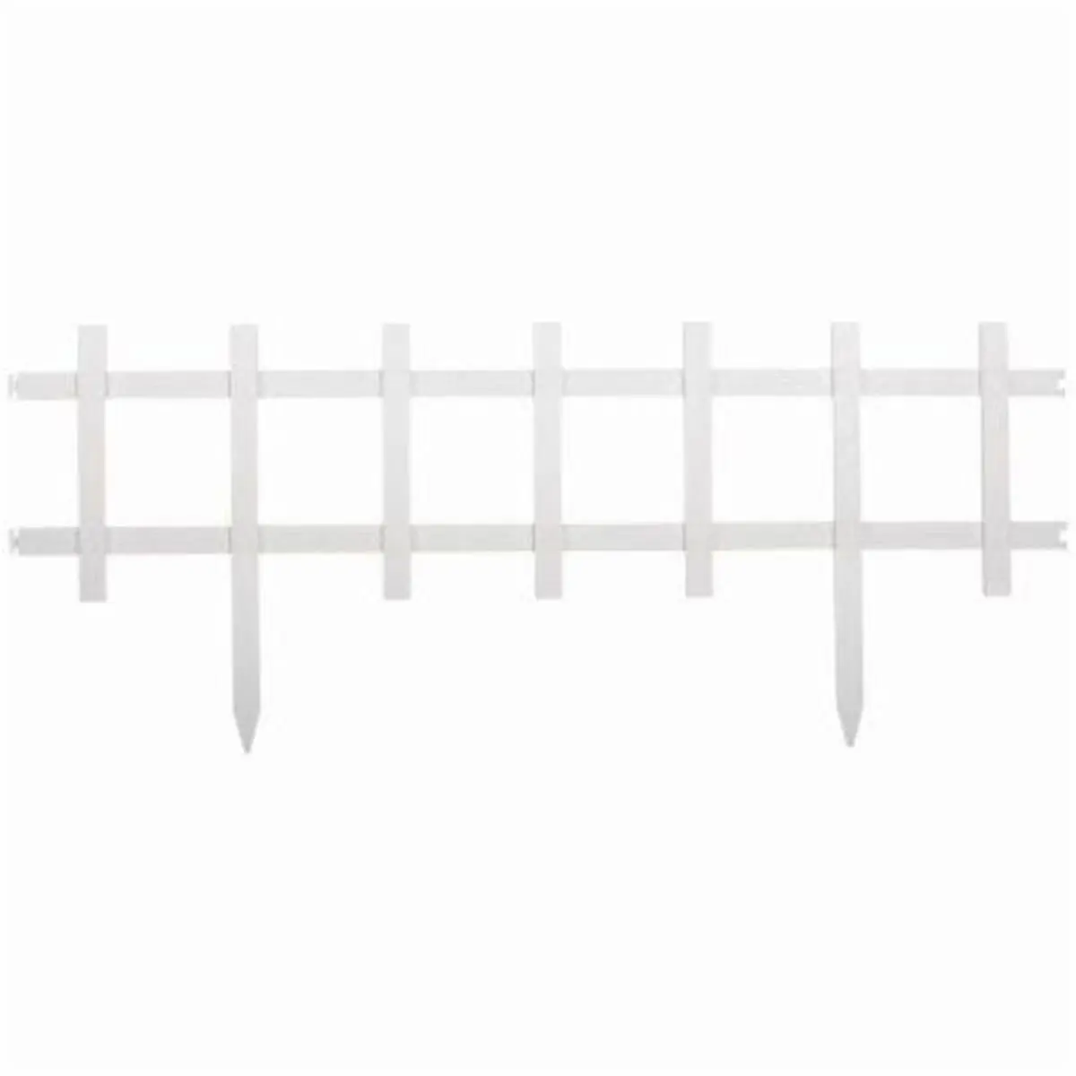 Suncast Cape Cod Resin Picket Fence - 4-Pack, 33 in. w x 0.25 in. d x 13.25 in. h, Durable, Low Maintenance, Easy to Install, Weather Resistant Fence Edging for Home Improvement Garden Decor, 11Ft Total, Cape Cod Fencing