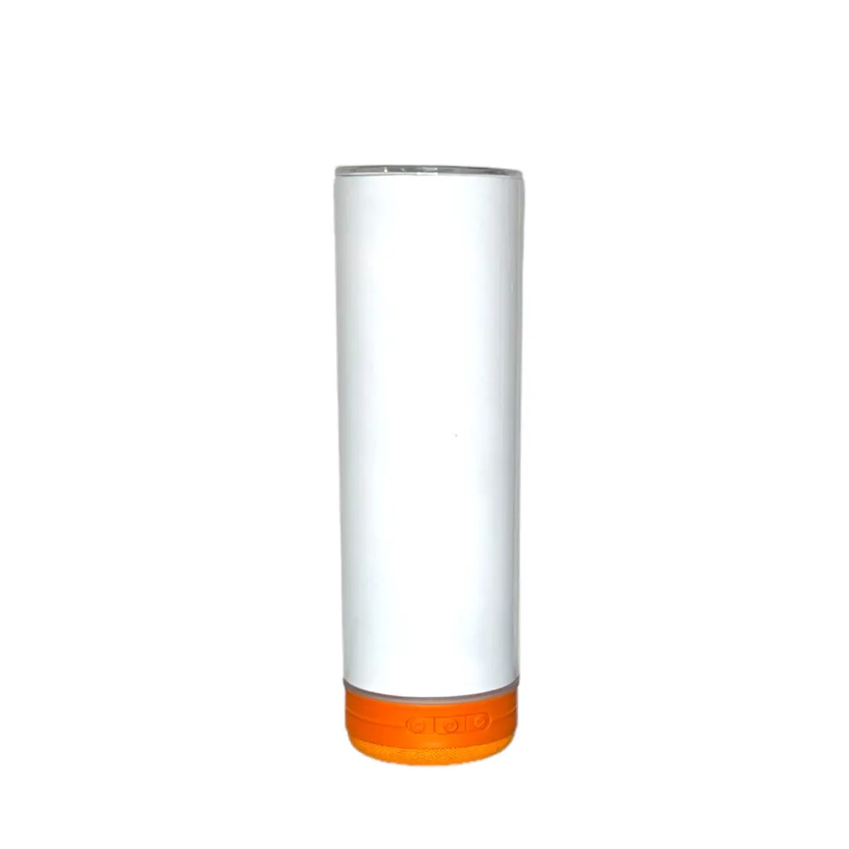 20oz Bluetooth Speaker, Sublimation Blank Tumbler, Sublimation, speaker tumbler, white glossy finish, 20oz tumbler cup, stainless steel, double walled,insulated, speaker sublimation tumbler