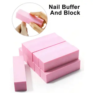6/10pcs Nail Buffers, Professional Manicure Tools Kit Rectangular Art Care Buffer Block Tools