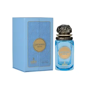 Risala Elite Genesis Alpha Eau De Parfum (3.4fl.oz) for Men, Exotic Arabic Inspired Scent, Bold Passionate EDP Intense, Spicy Woody, Premium Aromatic Amberwood