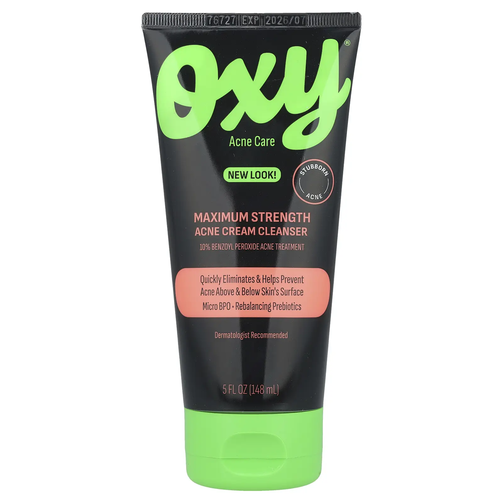 Oxy Skin Care Maximum Strength Acne Cream Cleanser , 5 fl oz (148 ml) | HSA/FSA Eligible