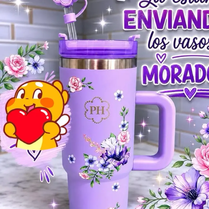 Princess House 40 oz Insulated Tumbler, Keeps Drinks Cold or Hot